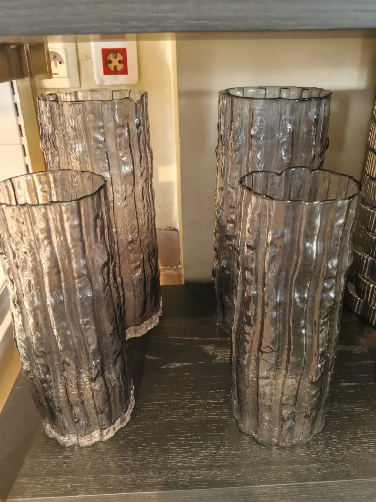 DECO VERRE FLEUR CERCLE 2 PIECES