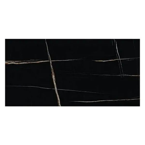 CARREAUX SAHARA PARLAK NOIR POL 60*120 + 1PIECE