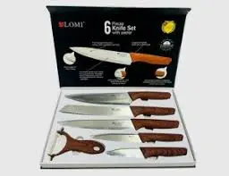 ALOMI 6 PIECES KNIFE SET ( COUTEAU) 